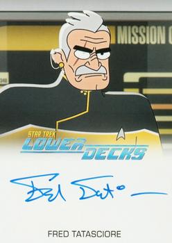 2023 Rittenhouse Star Trek Lower Decks Collectors Set - Autographs Full Bleed #NNO Fred Tatasciore Front