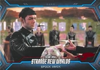 2023 Rittenhouse Star Trek Strange New Worlds Season One - Red #25 Spock Amok Front