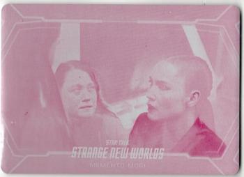 2023 Rittenhouse Star Trek Strange New Worlds Season One - Printing Plates Magenta #19 Memento Mori Front