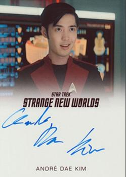 2023 Rittenhouse Star Trek Strange New Worlds Season One - Autographs Full Bleed #NNO Andre Dae Kim / Chief Kyle Front