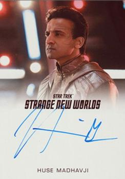 2023 Rittenhouse Star Trek Strange New Worlds Season One - Autographs Full Bleed #NNO Huse Madhavji / Elder Gamal Front