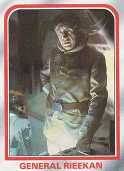 1980 Scanlens Star Wars The Empire Strikes Back #18 General Rieekan Front
