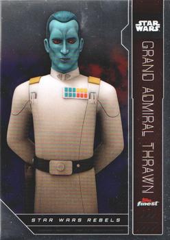 2023 Topps Finest Star Wars #FN-4 Grand Admiral Thrawn Front