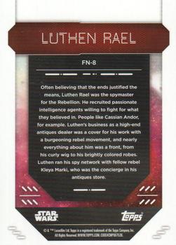 2023 Topps Finest Star Wars #FN-8 Luthen Rael Back