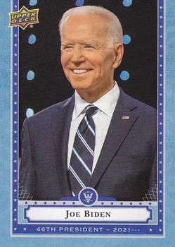 2020 Upper Deck Presidential Weekly Packs Winner Achievements Blue #46 Joe Biden Front