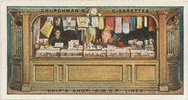 1930 Churchman's Life in a Liner (Small) #20 Ship's Shop Front