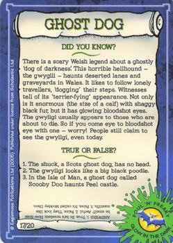 2005 Horrible Histories Magazine Wild 'n' Wicked Card Collection Series 2 - Foul 'n' Freaky #17 Ghost Dog Back