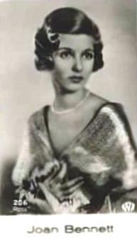 1930 Cloetta Örn Cacao #206 Joan Bennett Front