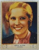 1932 National Screen Stars Stamps Series 6 #NNO June Clyde Front