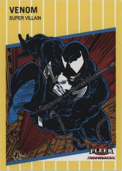 2023 Fleer Throwbacks '89 Marvel Edition - Yellow #6 Venom Front