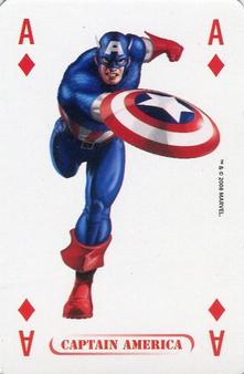 2008 Panini Marvel Jeu de Cartes (France) #A♦ Captain America Front