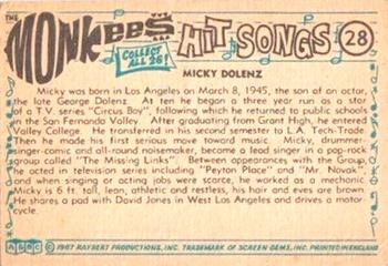 1967 A&BC The Monkees - Hit Songs #28 Micky Dolenz Back