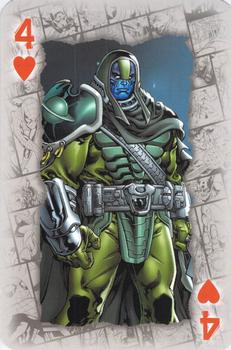 2023 Waddingtons Marvel Playing Cards #4♥ Ronan the Accuser Front