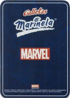 2009 Galletas Marinela Marvel #13agua Iron Man Back