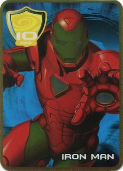 2009 Galletas Marinela Marvel #10aire Iron Man Front
