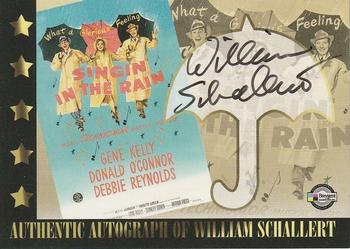 2007 Breygent Classic Movie Posters - Autographs #WSA William Schallert Front