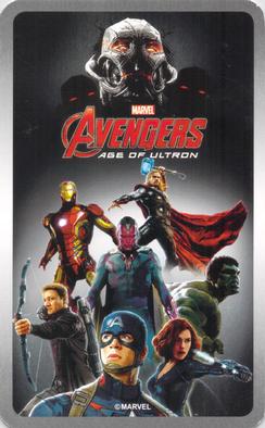 2015 Cartamundi Avengers: Age of Ultron Happy Families #A2 Captain America Back