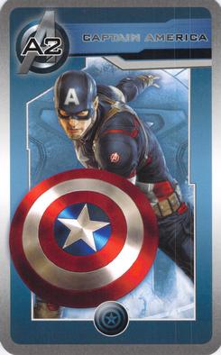 2015 Cartamundi Avengers: Age of Ultron Happy Families #A2 Captain America Front