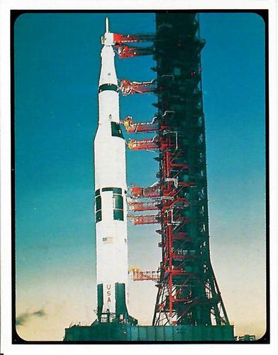 1986 Grain Products Space Exploration #6 Saturn V Front