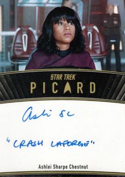 2024 Rittenhouse Star Trek: Picard Seasons 2 & 3 - Autographs Inscription #NNO Ashlie Sharpe Chestnut Front