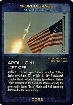 2006 World Space Museum Collector Cards #0022 Apollo 11 Lift Off Front
