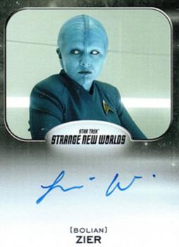 2023 Rittenhouse Star Trek Strange New Worlds Season One - Alien Autograph Cards #NNO Torri Webster / Ensign Zier Front