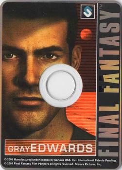 2001 Serious Final Fantasy: The Spirits Within CD-ROM Cardz #NNO Gray Edwards Front