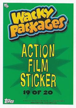 2018 Topps Wacky Packages Go to the Movies - Action Film Stickers #19 Power Ring Pop Back