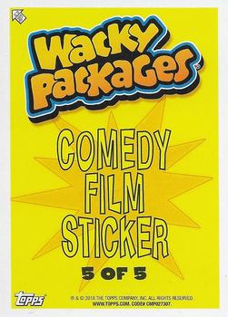 2018 Topps Wacky Packages Go to the Movies - Comedy Film Stickers #5 Bored Boys III Back