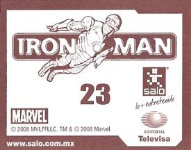 2008 Salo Marvel Iron Man Pelicula Album De Estampas #23 Estampa Normale 23 Back