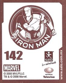 2008 Salo Marvel Iron Man Pelicula Album De Estampas #142 Estampa Normale 142 Back