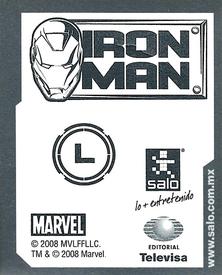 2008 Salo Marvel Iron Man Pelicula Album De Estampas #L Estampa Especiale L Back