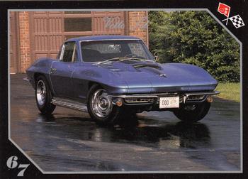 1991 Collect-A-Card Vette Set #21 1967  Corvette Sport Coupe Front