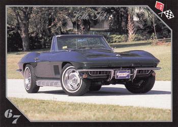 1991 Collect-A-Card Vette Set #22 1967  Corvette Convertible Front