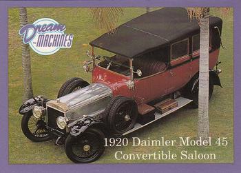 1991-92 Lime Rock Dream Machines #100 1920 Daimler Model 45 Convertible Saloon Front