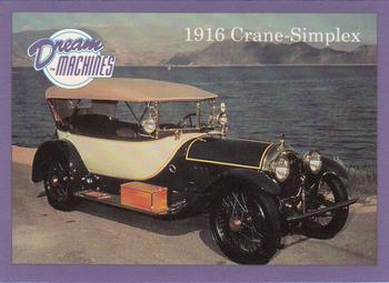 1991-92 Lime Rock Dream Machines #101 1916 Crane-Simplex Front