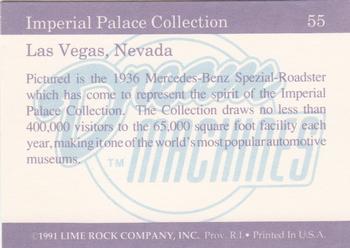 1991-92 Lime Rock Dream Machines #55 Imperial Palace Collection - Las Vegas, Nevad Back