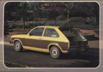 1992 Collect-A-Card Chevy #73 '76 Chevette Woody Two-Door Coupe Front