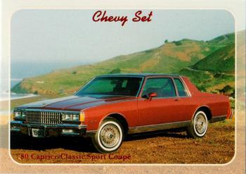 1992 Collect-A-Card Chevy #78 '80 Caprice Classic Sport Coupe Front