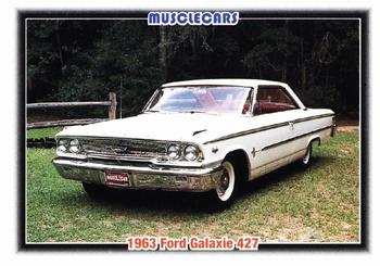 1992 Collect-A-Card Muscle Cars #13 1963 Ford Galaxie 427 Front
