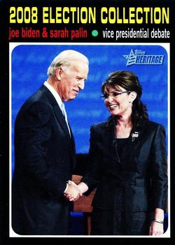 2009 Topps American Heritage #144 Joe Biden / Sarah Palin Front