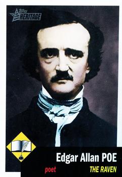 2009 Topps American Heritage #4 Edgar Allan Poe Front