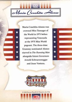 2008 Donruss Americana II #122 Maria Conchita Alonso Back