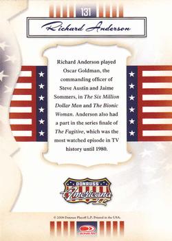 2008 Donruss Americana II #131 Richard Anderson Back