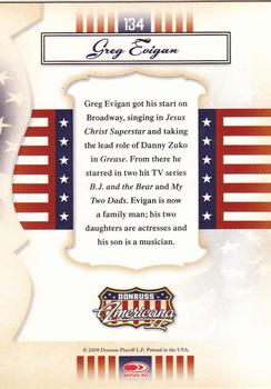 2008 Donruss Americana II #134 Greg Evigan Back