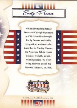 2008 Donruss Americana II #167 Emily Procter Back