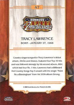 2009 Donruss Americana #47 Tracy Lawrence Back