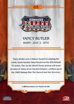 2009 Donruss Americana #65 Yancy Butler Back