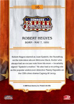 2009 Donruss Americana - Retail #16 Robert Hegyes Back
