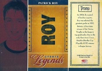 2007 Donruss Americana - Promos #NNO Patrick Roy Back
